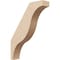 Ekena Millwork 3-inch W x 14-inch D x 18-inch H Funston Rough Cedar Woodgrain TimberThane Knee Brace, Primed BRCUR03X14X18FSTRCPR - alternate 1